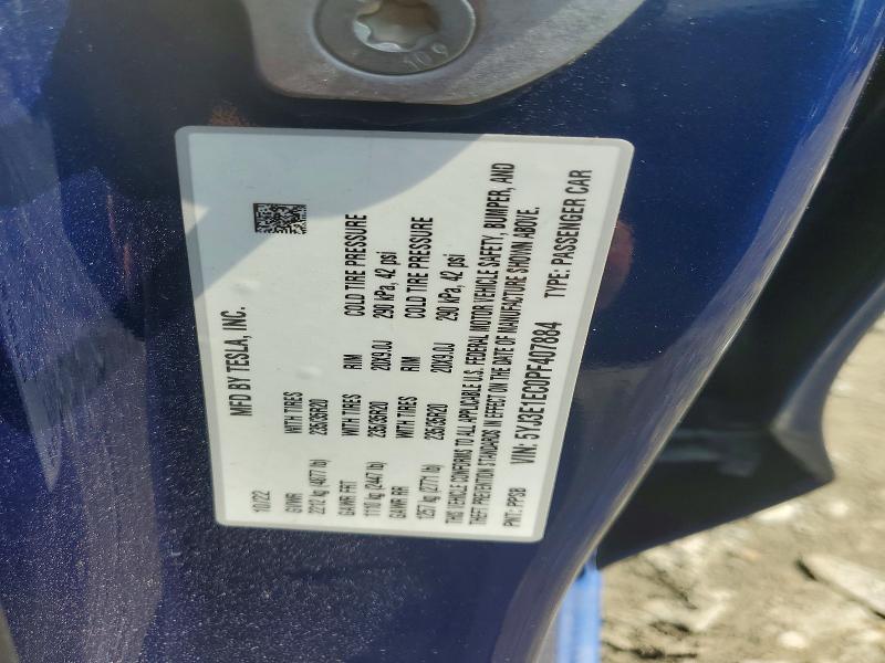 Продажа на аукционе авто 2023 Tesla Model 3, vin: 5YJ3E1EC0PF407884, номер лота: 57028836