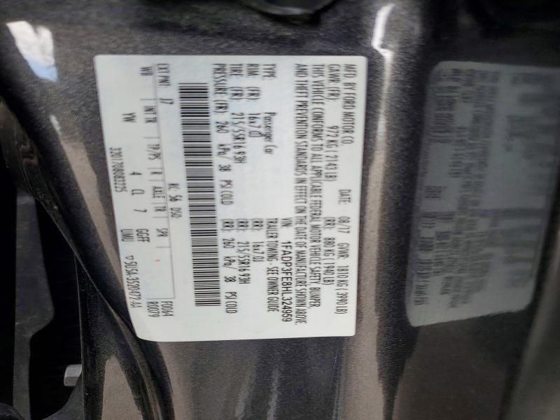 Aukcja sprzedaży 2017 Ford Focus, vin: 1FADP3FE8HL324959, numer aukcji: 56128086
