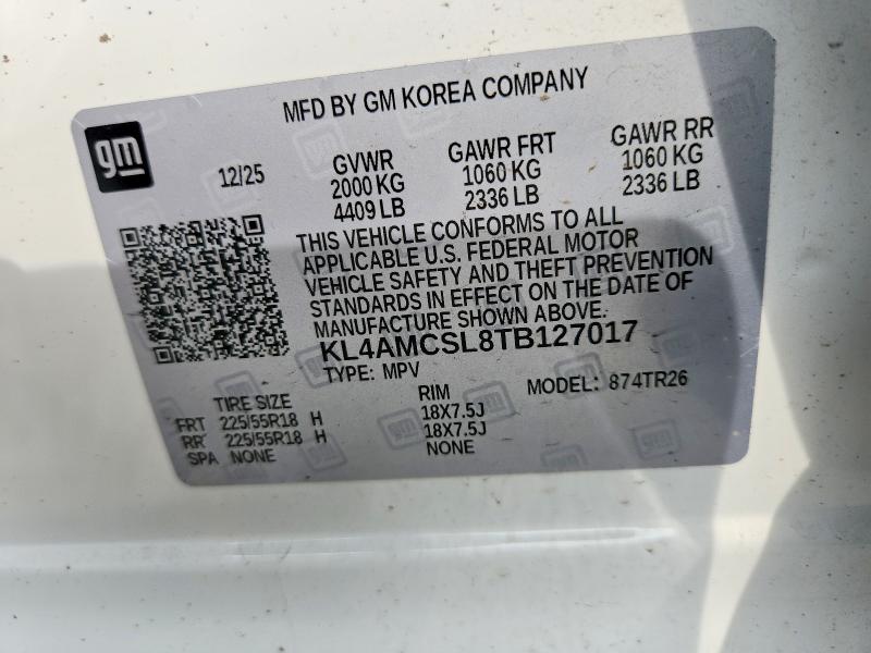Продажа на аукционе авто 2026 Buick Encore Gx, vin: KL4AMCSL8TB127017, номер лота: 59139536