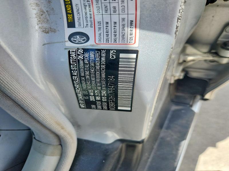 Aukcja sprzedaży 2007 Mercedes-benz C, vin: WDBRF52H17F847184, numer aukcji: 55075676