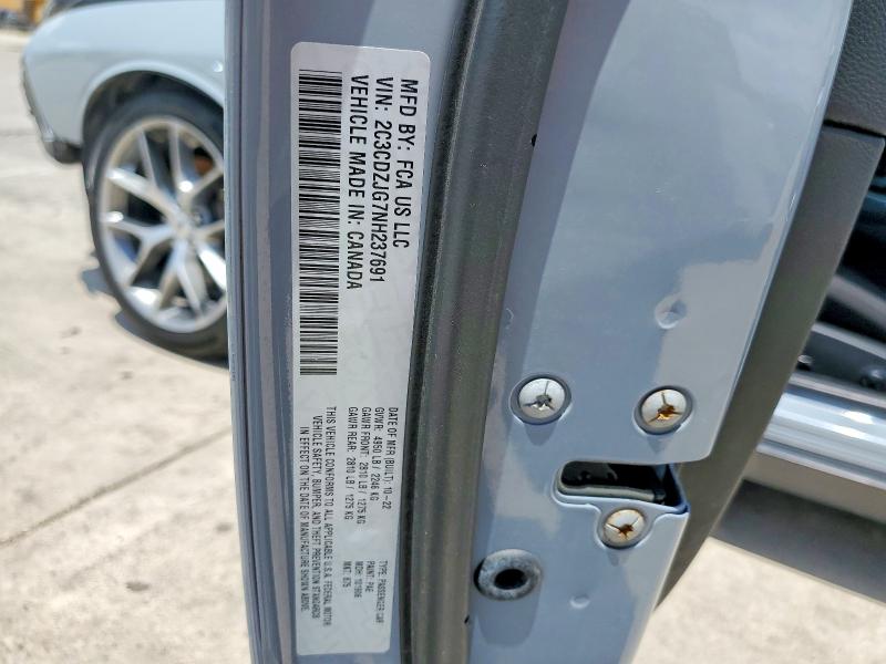 Продажа на аукционе авто 2022 Dodge Challenger, vin: 2C3CDZJG7NH237691, номер лота: 57306116