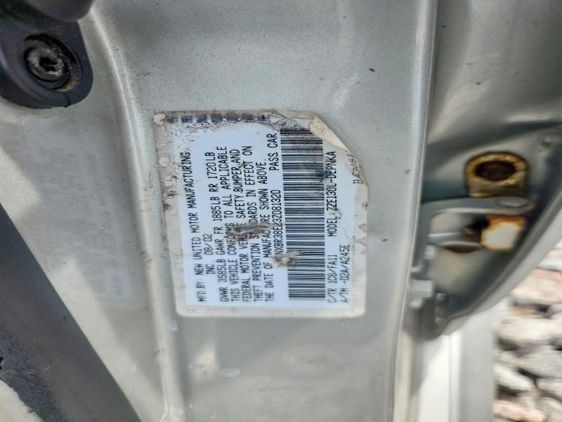 Aukcja sprzedaży 2003 Toyota Corolla Sedan 2wd, vin: 1NXBR38E23Z081320, numer aukcji: 73342635