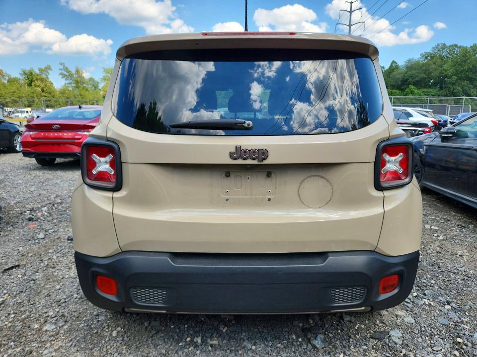 2016 Jeep Renegade მანქანა იყიდება აუქციონზე, vin: ZACCJABT0GPC62015, აუქციონის ნომერი: 57739096