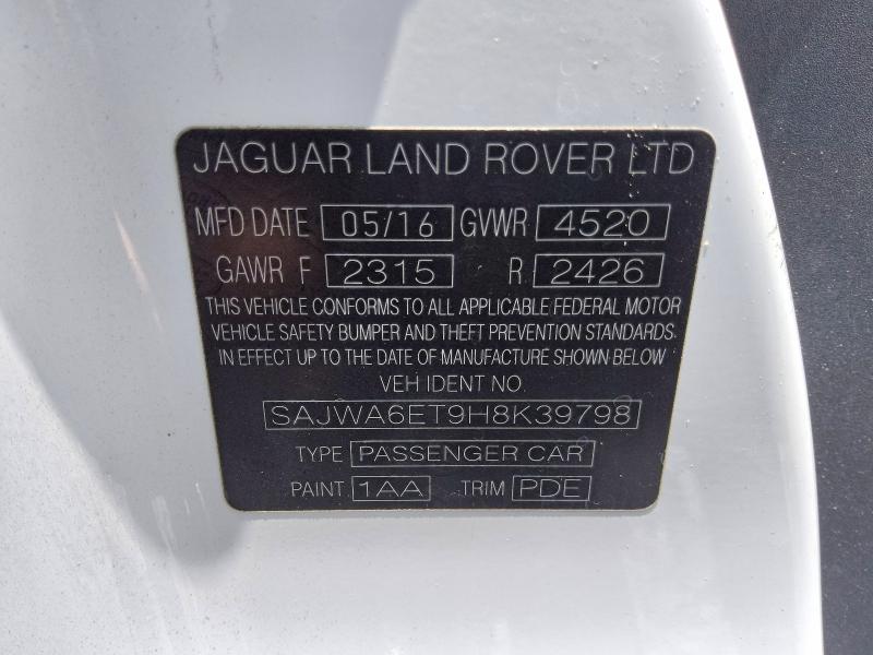 Продажа на аукционе авто 2017 Jaguar F-type, vin: SAJWA6ET9H8K39798, номер лота: 58797026