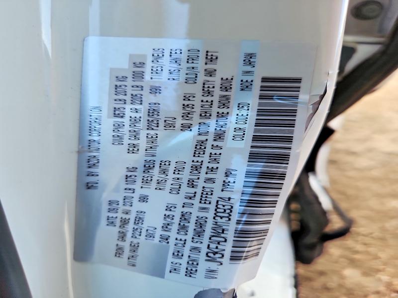 55222766 :رقم المزاد ، JM3KFADM4M1309374 vin ، 2021 Mazda Cx-5 مزاد بيع