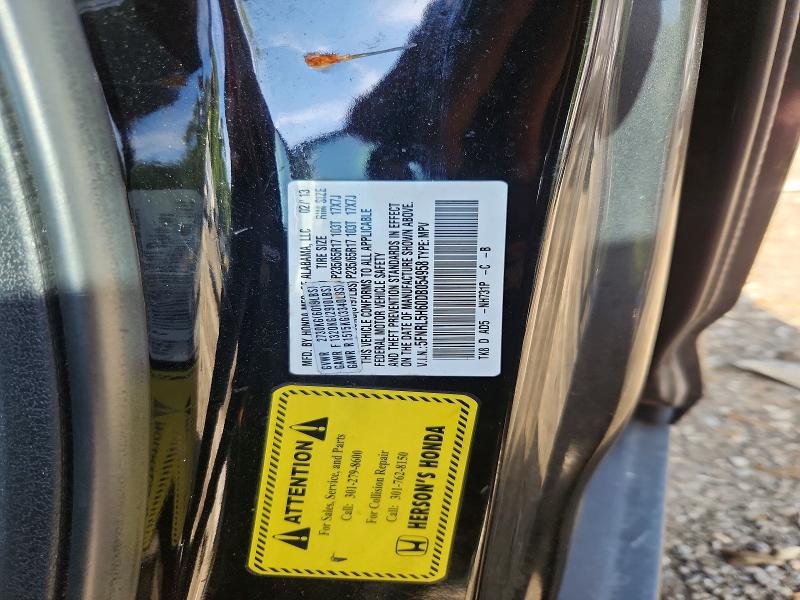 Продажа на аукционе авто 2013 Honda Odyssey, vin: 5FNRL5H60DB054958, номер лота: 55463036