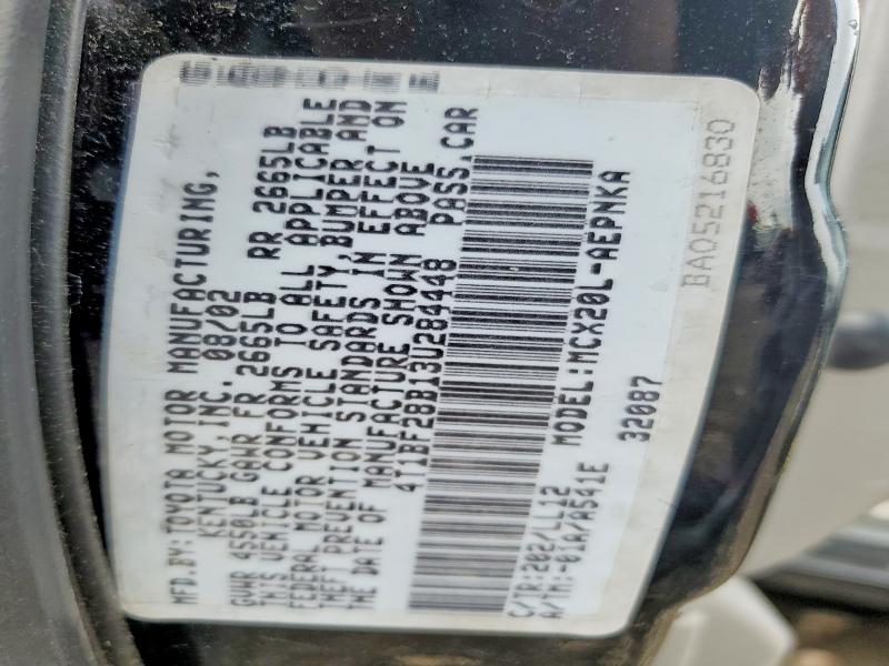 56515176 :رقم المزاد ، 4T1BF28B13U284448 vin ، 2003 Toyota Avalon مزاد بيع