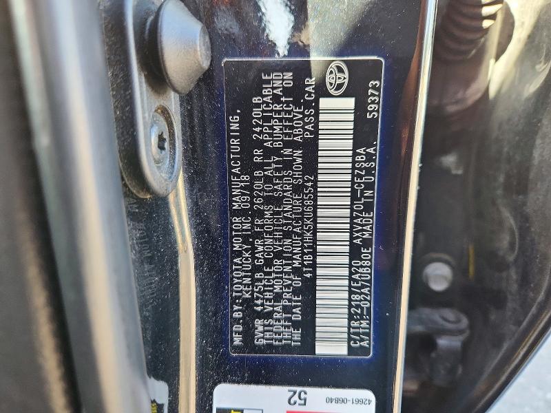 Продажа на аукционе авто 2019 Toyota Camry, vin: 4T1B11HK5KU685542, номер лота: 56687536