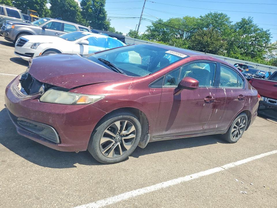 Продаж на аукціоні авто 2013 Honda Civic, vin: 19XFB2F84DE051222, номер лоту: 58409956