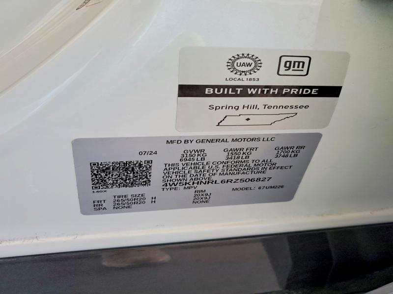 Продаж на аукціоні авто 2024 Acura Zdx, vin: 4W5KHNRL6RZ506827, номер лоту: 58913516