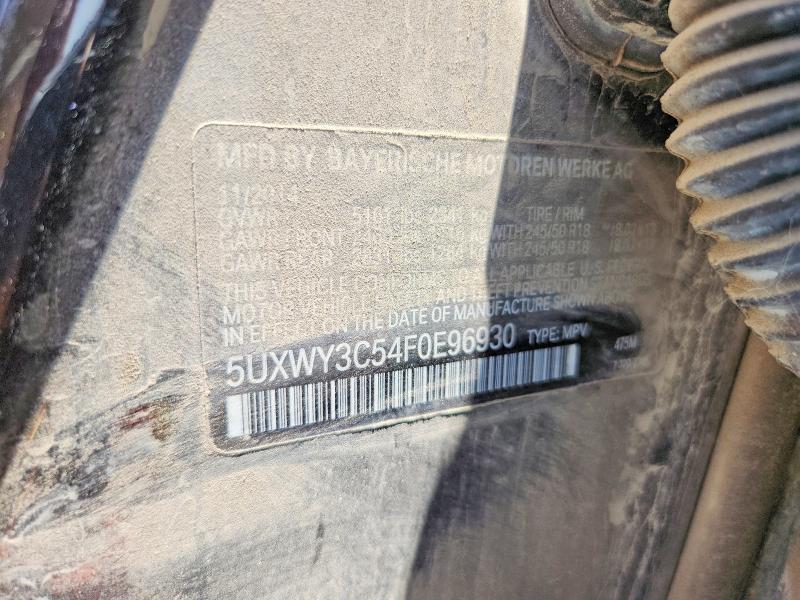 2015 Bmw X3 მანქანა იყიდება აუქციონზე, vin: 5UXWY3C54F0E96930, აუქციონის ნომერი: 57063656