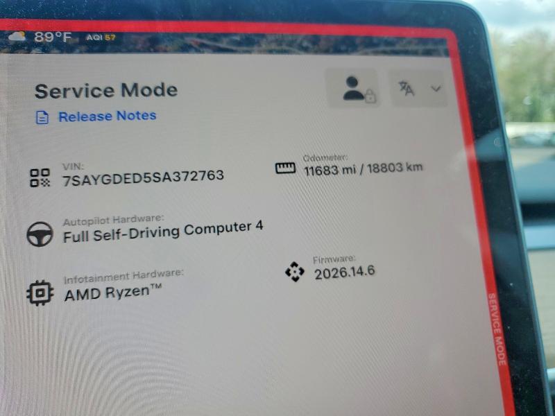 Продаж на аукціоні авто 2025 Tesla Model Y, vin: 7SAYGDED5SA372763, номер лоту: 57120146