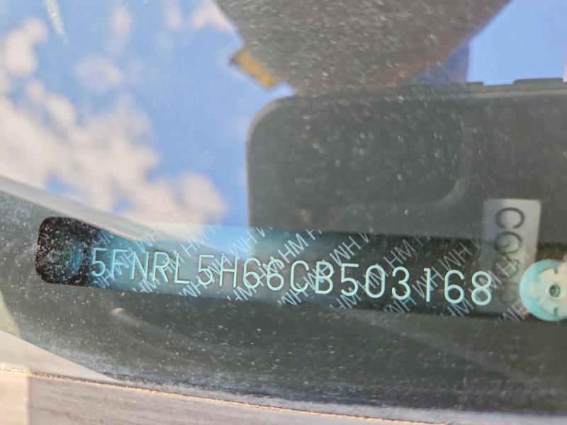 56887466 :رقم المزاد ، 5FNRL5H66CB503168 vin ، 2012 Honda Odyssey مزاد بيع