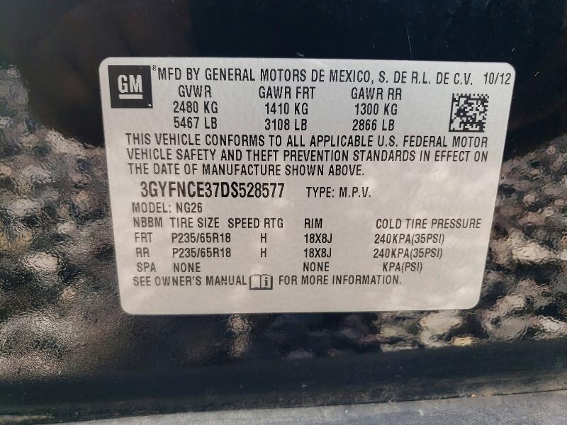 Продажа на аукционе авто 2013 Cadillac Srx, vin: 3GYFNCE37DS528577, номер лота: 57056306