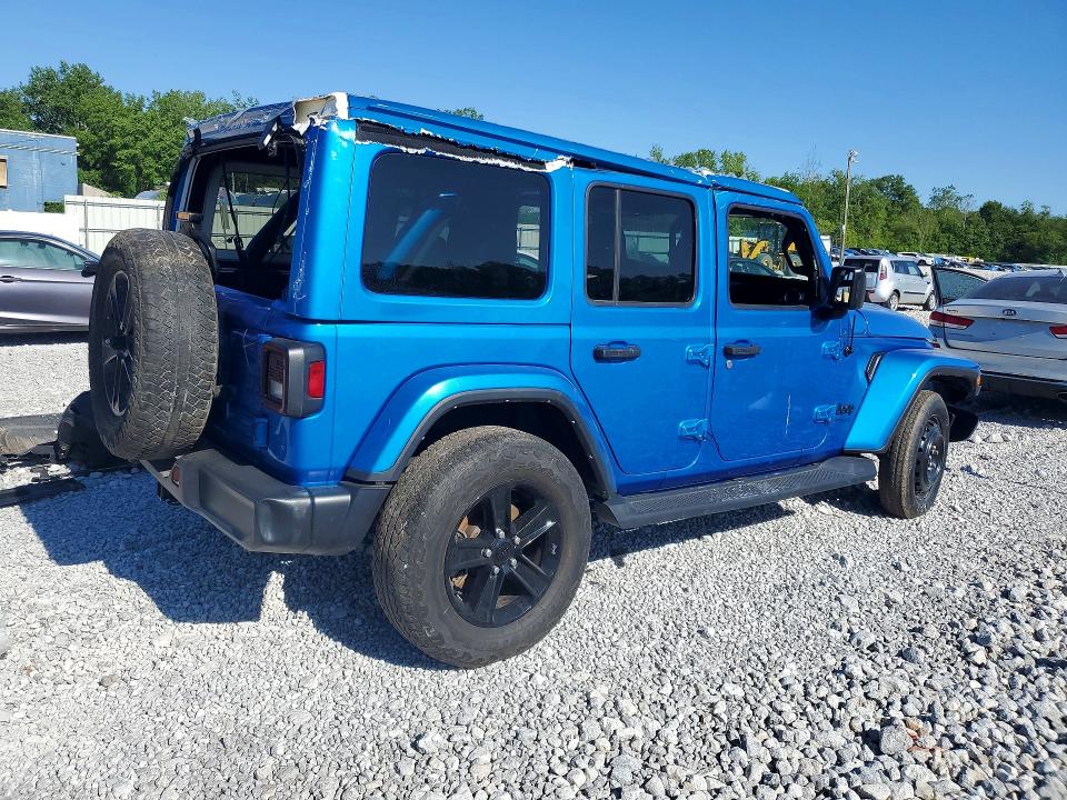 Продаж на аукціоні авто 2021 Jeep Wrangler Unlimited, vin: 1C4HJXEG0MW753318, номер лоту: 55543446