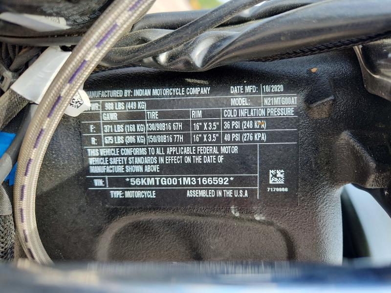 2021 Indian Motorcycle Co. Scout მანქანა იყიდება აუქციონზე, vin: 56KMTG001M3166592, აუქციონის ნომერი: 56788346