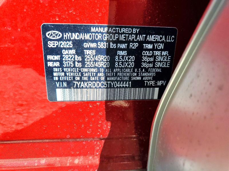 Aukcja sprzedaży 2026 Hyundai Ioniq 5, vin: 7YAKRDDC5TY044441, numer aukcji: 56986136