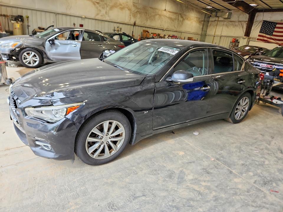 Auction sale of the 2014 Infiniti Q50, vin: JN1BV7AR0EM702113, lot number: 56589706