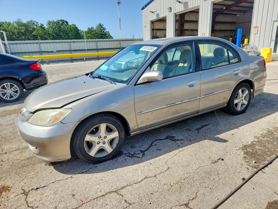 2005 Honda Civic მანქანა იყიდება აუქციონზე, vin: 2HGES26785H544427, აუქციონის ნომერი: 59216366