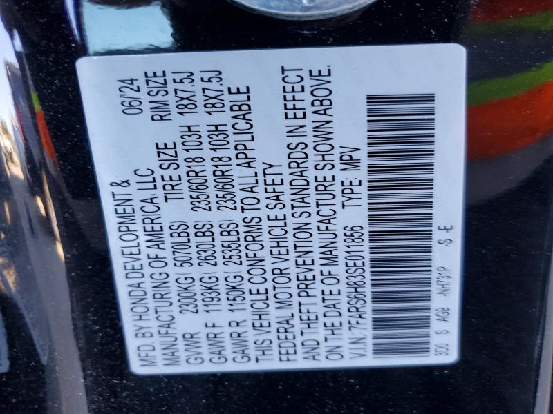 Продажа на аукционе авто 2025 Honda Cr-v, vin: 7FARS6H83SE011856, номер лота: 57466726