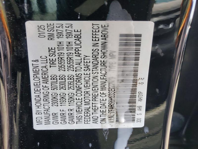 55812676 :رقم المزاد ، 7FARS6H93SE072679 vin ، 2025 Honda Cr-v مزاد بيع