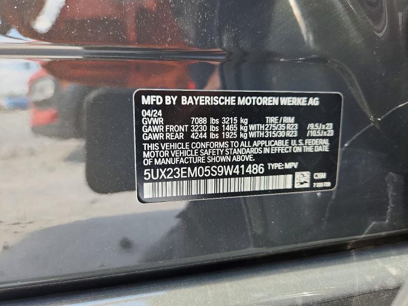Aukcja sprzedaży 2025 Bmw X7, vin: 5UX23EM05S9W41486, numer aukcji: 57153146
