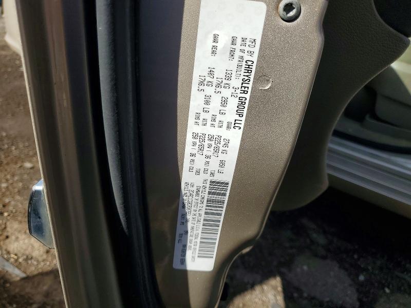 2012 Chrysler Town & Country მანქანა იყიდება აუქციონზე, vin: 2C4RC1CG8CR307651, აუქციონის ნომერი: 56671936