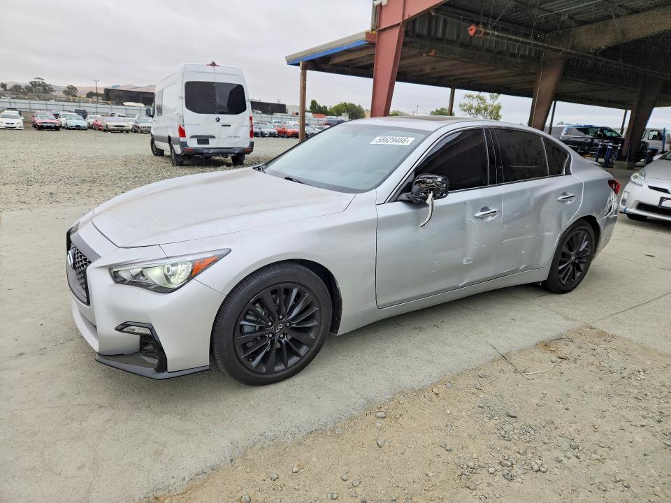 58629466 :رقم المزاد ، JN1EV7APXKM519194 vin ، 2019 Infiniti Q50 مزاد بيع