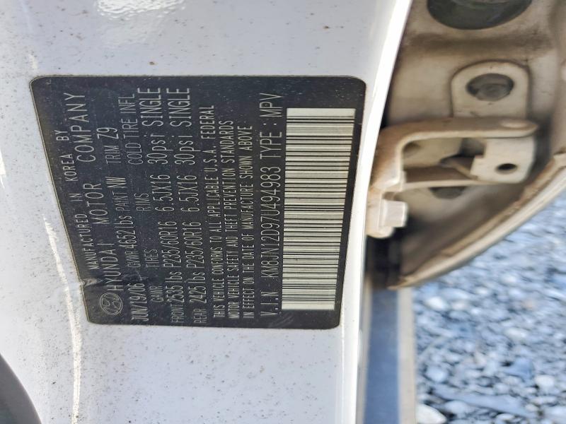 56778716 :رقم المزاد ، KM8JN12D97U494983 vin ، 2007 Hyundai Tucson مزاد بيع