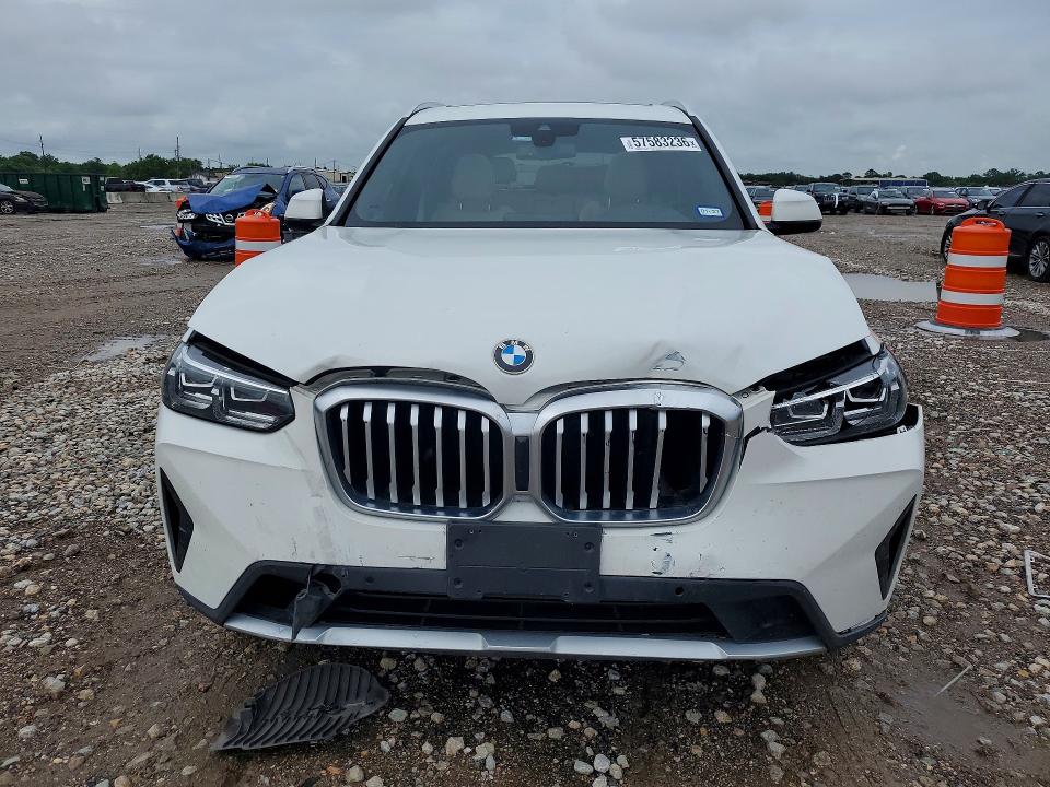 2022 Bmw X3 მანქანა იყიდება აუქციონზე, vin: 5UX43DP05N9K35419, აუქციონის ნომერი: 57583236