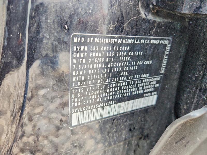 57476146 :رقم المزاد ، 3VVUC7B23SM024763 vin ، 2025 Volkswagen Taos مزاد بيع