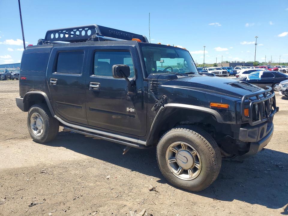 2004 Hummer H2 მანქანა იყიდება აუქციონზე, vin: 5GRGN23UX4H103393, აუქციონის ნომერი: 57201666