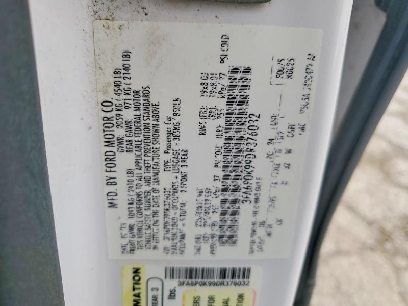 58250526 :رقم المزاد ، 3FA6P0K99DR376032 vin ، 2013 Ford Fusion مزاد بيع