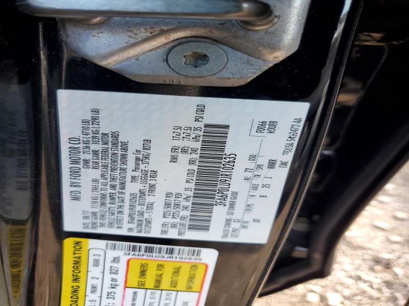 Aukcja sprzedaży 2018 Ford Fusion, vin: 3FA6P0LU9JR102635, numer aukcji: 58791306