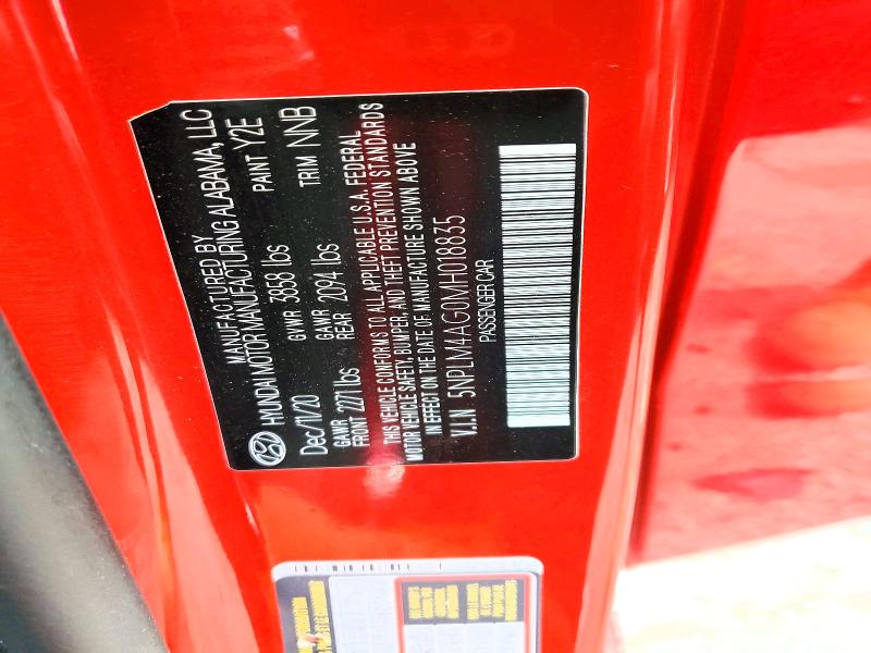 2021 Hyundai Elantra მანქანა იყიდება აუქციონზე, vin: 5NPLM4AG0MH018835, აუქციონის ნომერი: 56963096