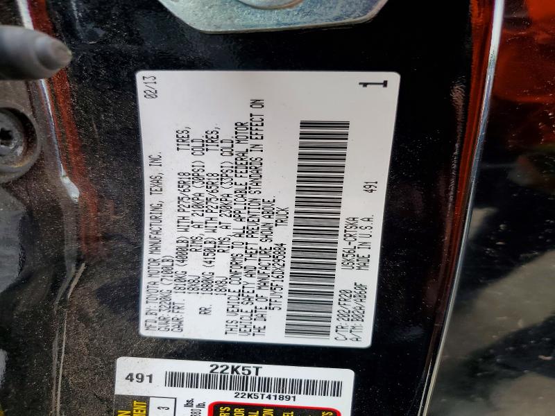 Продажа на аукционе авто 2013 Toyota Tundra, vin: 5TFUY5F16DX295884, номер лота: 56744586