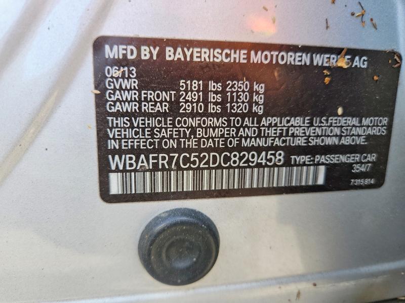 Aukcja sprzedaży 2013 Bmw 535, vin: WBAFR7C52DC829458, numer aukcji: 55812456
