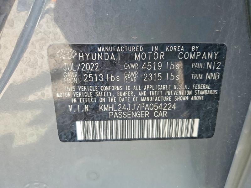 2023 Hyundai Sonata Hybrid მანქანა იყიდება აუქციონზე, vin: KMHL24JJ7PA054224, აუქციონის ნომერი: 55302706