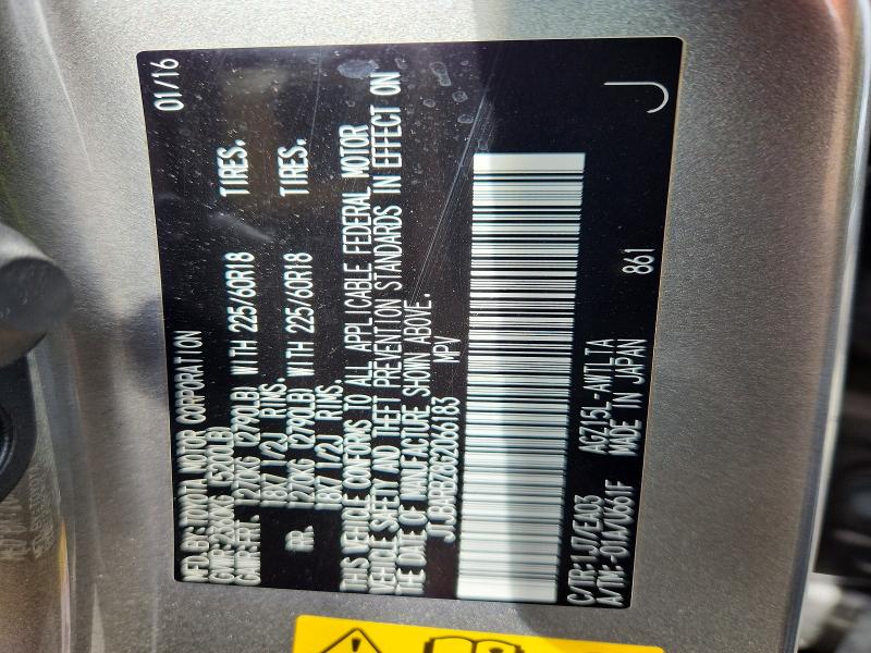 Продаж на аукціоні авто 2016 Lexus Nx 200t Base/200t F, vin: JTJBARBZ8G2066183, номер лоту: 56246266