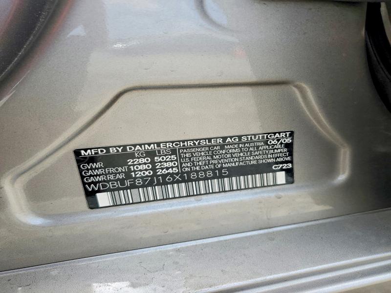 2006 Mercedes-benz E მანქანა იყიდება აუქციონზე, vin: WDBUF87J16X188815, აუქციონის ნომერი: 57242756