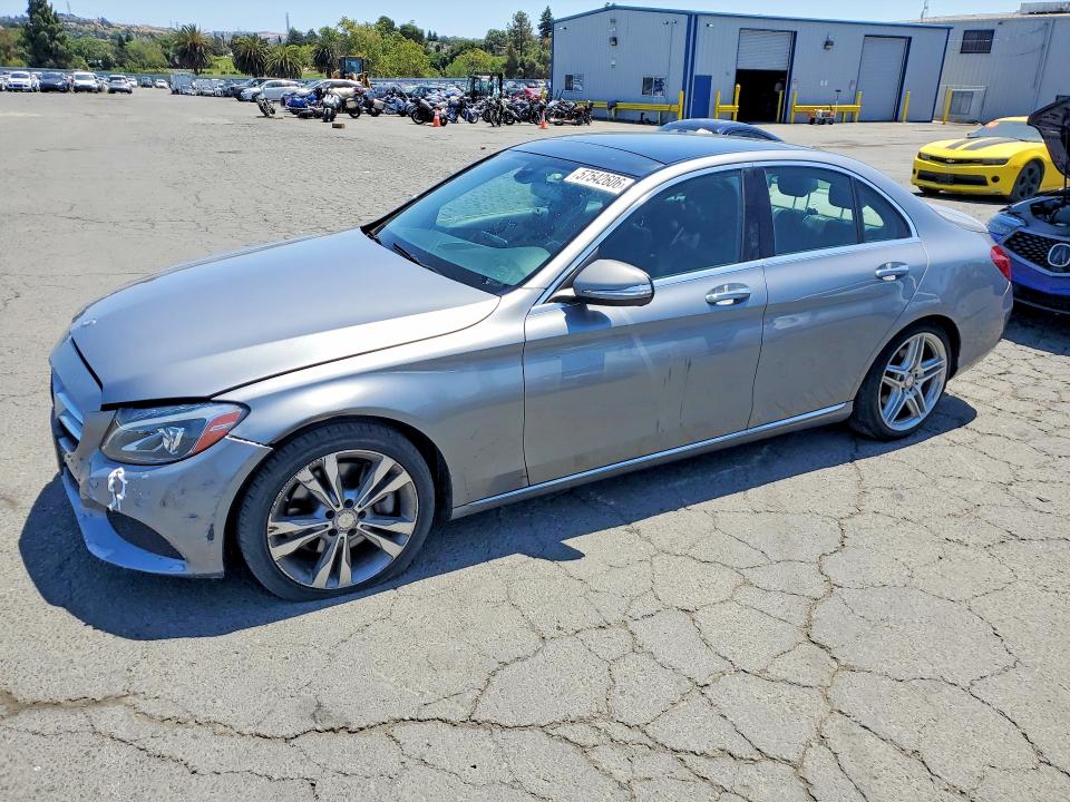 Auction sale of the 2015 Mercedes-benz C, vin: 55SWF4JB3FU065661, lot number: 57542606