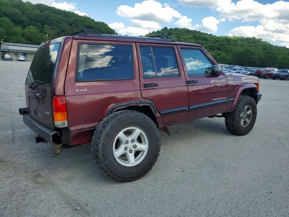58822896 :رقم المزاد ، 1J4FF48SXYL262778 vin ، 2000 Jeep Cherokee مزاد بيع