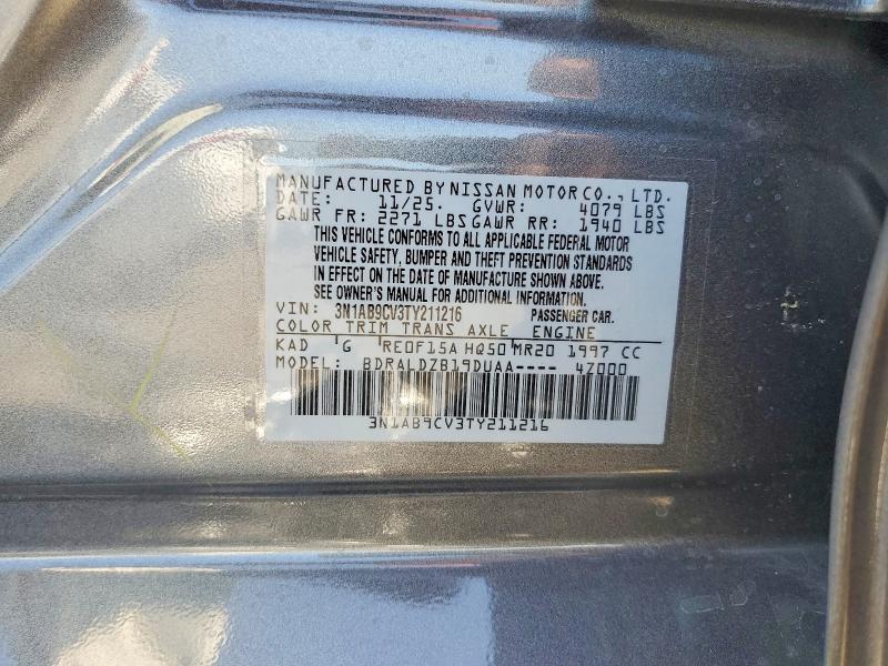 Aukcja sprzedaży 2026 Nissan Sentra, vin: 3N1AB9CV3TY211216, numer aukcji: 58266066