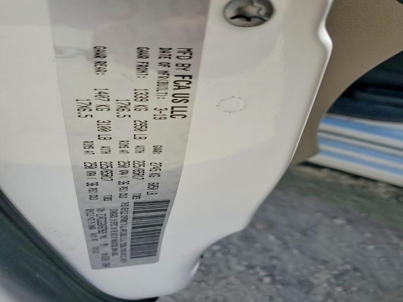 2019 Dodge G.caravan Sxt მანქანა იყიდება აუქციონზე, vin: 2C4RDGCG2KR679629, აუქციონის ნომერი: 56681836