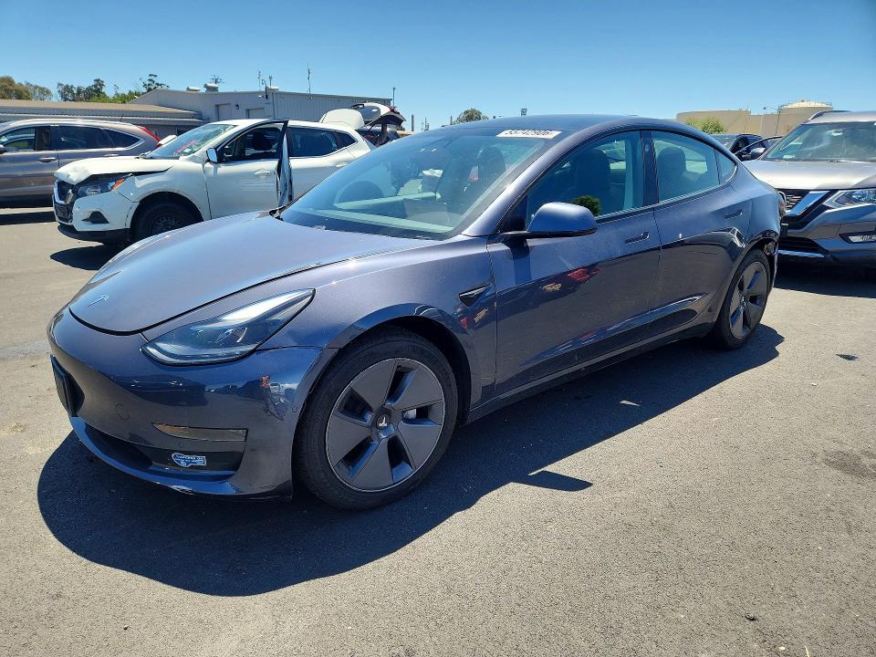 Продажа на аукционе авто 2021 Tesla Model 3, vin: 5YJ3E1EA1MF877786, номер лота: 55742906