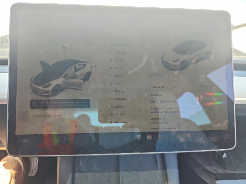 Продажа на аукционе авто 2023 Tesla Model 3, vin: 5YJ3E1EA7PF581305, номер лота: 45601686
