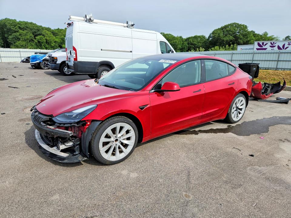 Продажа на аукционе авто 2022 Tesla Model 3, vin: 5YJ3E1EA6NF291151, номер лота: 56150406