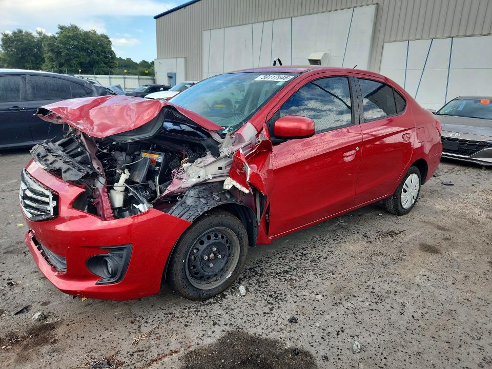 59117646 :رقم المزاد ، ML32F3FJ1JHF06146 vin ، 2018 Mitsubishi Mirage مزاد بيع