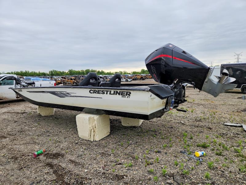 2021 Boat Crestliner მანქანა იყიდება აუქციონზე, vin: CRC10763A121, აუქციონის ნომერი: 54291676