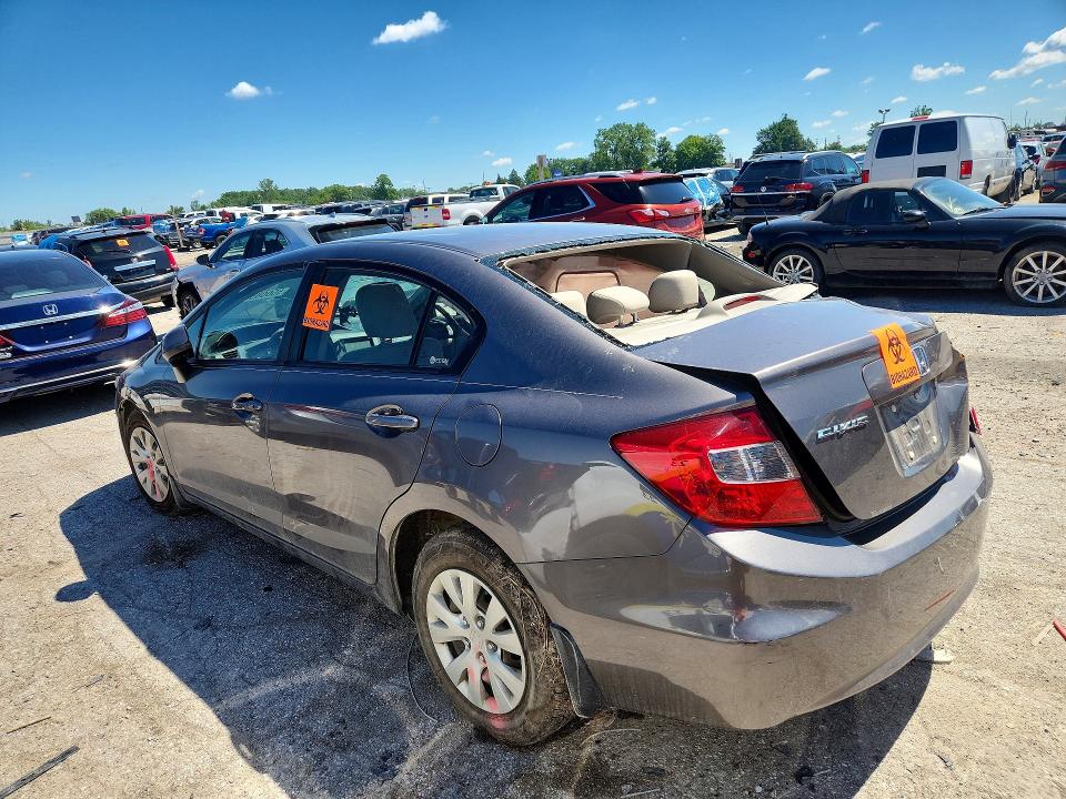 Продаж на аукціоні авто 2012 Honda Civic, vin: 19XFB2F51CE086868, номер лоту: 55008566